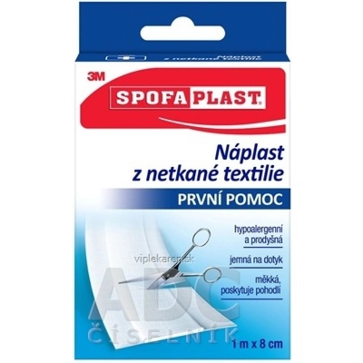 3M Spofaplast 864 Náplasť z Netkanej Textílie 1 m x 8 cm