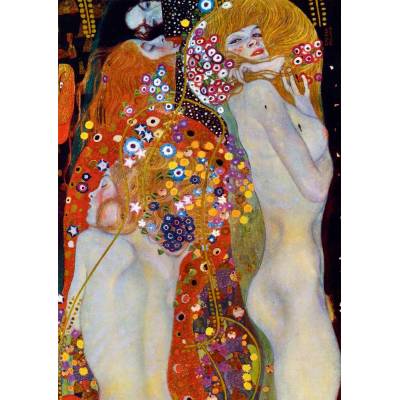 Bluebird Puzzle - Puzzle Gustave Klimt - Water Serpents II, 1907 - 1 000 piese