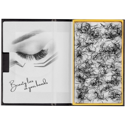 Luxury Lashes 3D Riasy Premium sypané v hotovom vejáriku 1 000 ks Zakrivenie umelých rias: CC, Dĺžka umelých rias: 10 mm, Hrúbka rias: 010