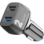 Cellularline Бързо зарядно за кола Multipower 2 Pro