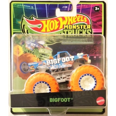 Mattel Hot Wheels Monster Trucks Glow In The Dark Bash Zilla