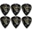 Fender 351 Shape Premium 6 Black Moto Перце за китара (098-2351-143-6PACK-SET)