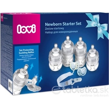 Lovi novorodenecká štartovacia sada Botanic Boy modrá