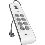 Belkin 8 Plug + 2 USB 2 m (BSV804ca2M)