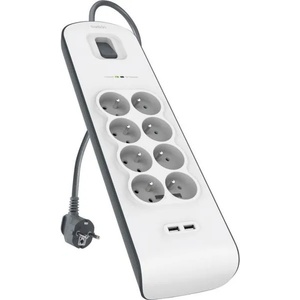 Belkin 8 Plug + 2 USB 2 m (BSV804ca2M)