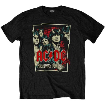 AC/DC Риза Highway To Hell Sketch Unisex Black L (ACDCTS77MB03)