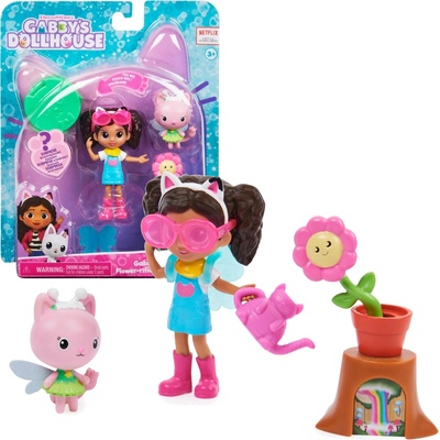 Malý set GABBY'S DOLLHOUSE Gabi Výlokočka záhradka s doplnkami