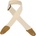 Levy's Cotton & Suede Natural Колан за китара (MC8-NAT)
