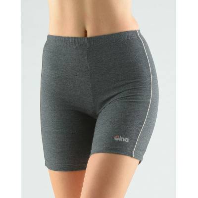 Gina dámské šortky krátké šité klasické 93000P tm. šedá písková
