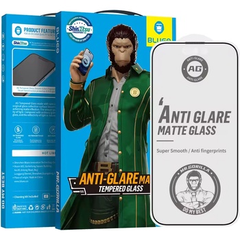 Матовo закаленo стъкло BLUEO Mr. Gorilla Anti-Glare Matte Tempered Glass - 6.3″ iPhone 17 Pro (6934663764075)