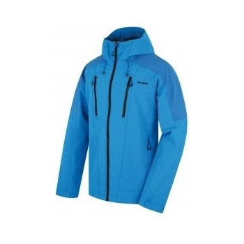 Husky pánska softshell bunda Sevan M neon blue