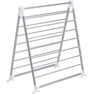 WENKO 3772020100 - Сушилник PROFI 65x150 cm неръждаема стомана/сребрист/бял (WE0452)