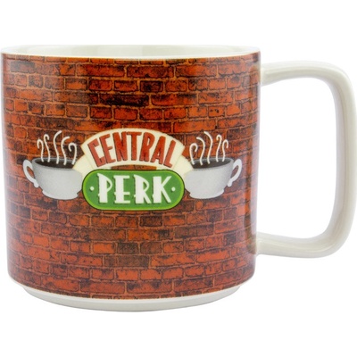 CurePink Keramický popisovateľný hrnček Friends Priatelia Central Perk objem PP6764FR 350 ml