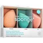 Real Techniques Sponge+ Poreless Perfection Kit 3pcs гъбичка за фон дьо тен