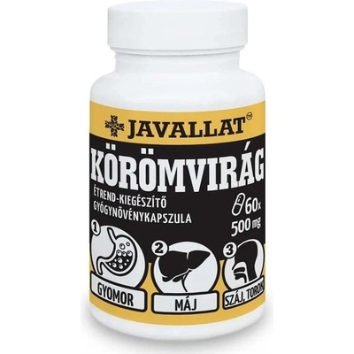 JAVALLAT Невен, цвят, 500 mg, 60 капсули, Javallat (812542 JAV)