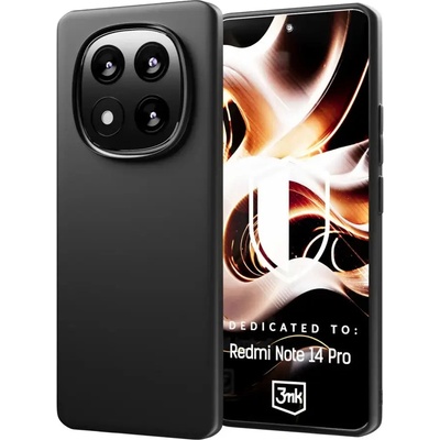 3mk Protection 3mk Matt Case за Xiaomi Redmi Note 14 Pro - черен (5903108620963)