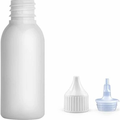 Via Plastová lahvička bílá s bílou špičkou 35 ml
