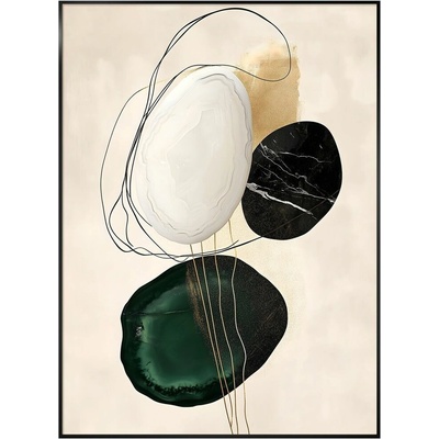 Artbox Obraz v ráme Pebbles, 70 × 50 cm, OB-22715