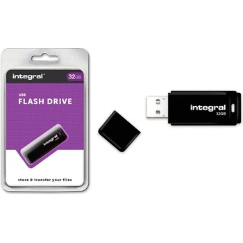 Image 1 of Integral Black 32GB USB 2.0 INFD32GBBLK