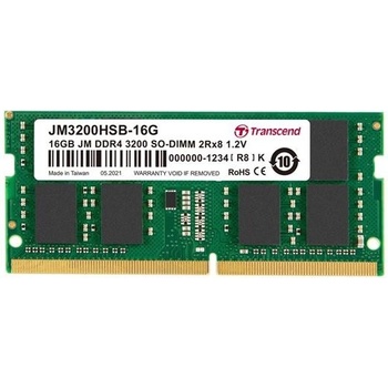 Transcend JetRam DDR4 16GB 3200MHz CL22 (1x16GB) JM3200HSB-16G