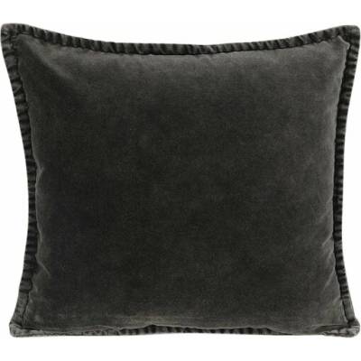 F&F Home Black Cotton Velvet vankúš 45x45
