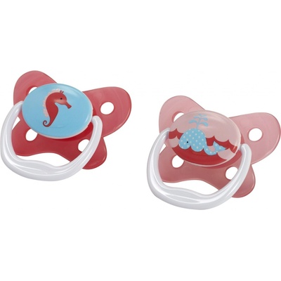 Dr. Brown´s ortodontický silikon Prevent motýl růžová 2 ks