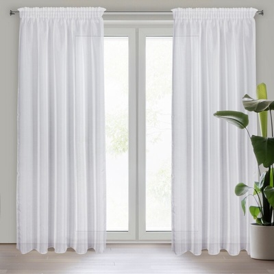 Takoy Záclona ALIA z hladké látky s lesklým povrchem 140 x 270 cm-HF-429502 | 140 x 270 cm