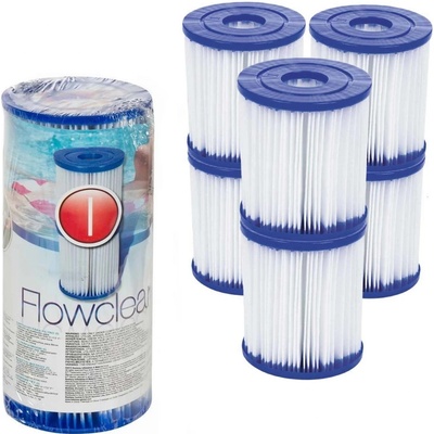 BESTWAY 58093 filtrační kartuše I 1249 l/hod (6 ks)