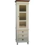 EX Home Витрина EX Home модел Bergamo КB, 60 см, Бял антик