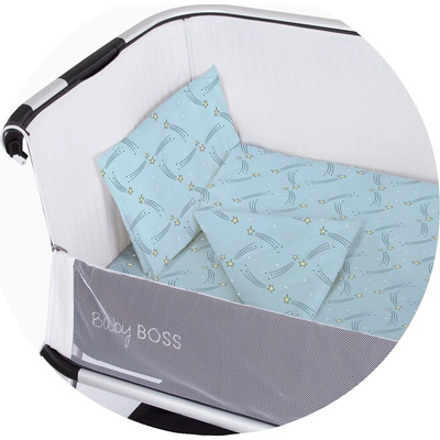 Chipolino К-т за мини кошара син Падаща звезда (koscloset0241bfs)