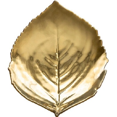 Costa Nova Talíř odkladač Lístek 22cm RIVIERA Or