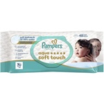Pampers Бебешки мокри кърпички Pampers - Aqua Soft Touch, 48 броя (1100054671) - baby