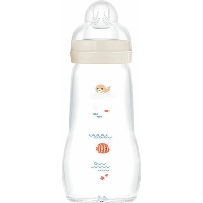 Mam Láhev Feel Good Lahev skleněná béžová 260 ml