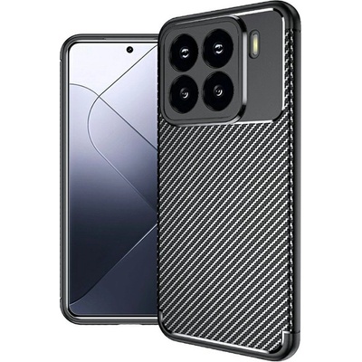 Xiaomi 15 Pro Удароустойчив Carbon Fiber Калъф и Протектор