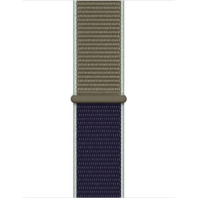 Apple Оригинална текстилна каишка за Apple Watch 38мм, 40мм, 41мм, 42мм (2024) (тъмнозелен) - Apple Khaki Sport Loop (разопакован продукт) (mwtt2zm/a)
