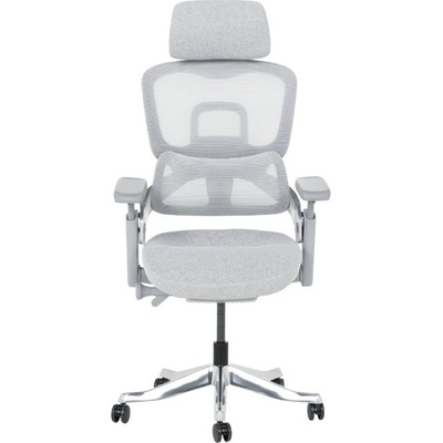 Bittel Офис стол Carmen LYON, до 120кг, алиминиева база, Tilt механизъм, сив (bt-3520611)