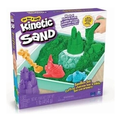 Kinetic sand s podložkou zelená