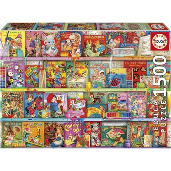 Educa Пъзел Educa от 1500 части - Забавно книжно кътче (EDU20568)