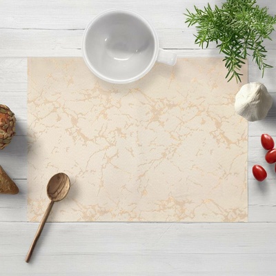 Biante prostírání Parma PM-115 Zlatý mramor na béžovém 35x45 cm