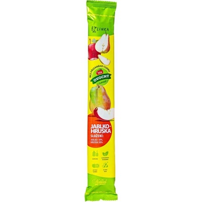 Bylinka Ovocná trubička Lavaš Jablko + Hruška 140 g
