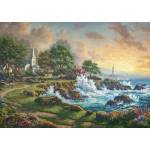 Schmidt Spiele - Puzzle Thomas Kinkade: Seaside Haven - 1 000 piese