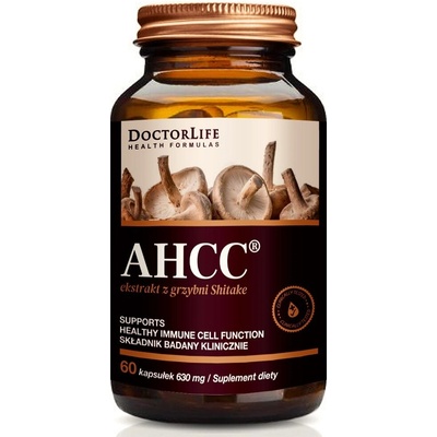 Doctor Life AHCC Shitake Mycelium Extract 630 mg 60 kapsúl