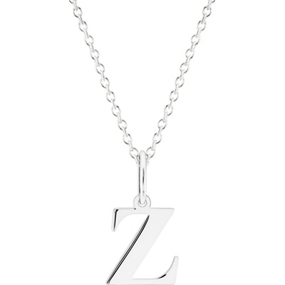 Gemmax Řetízek s písmenem „Z“ bílé zlato GUSWN-43621-25841