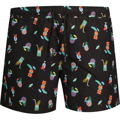 Happy Socks Бански гащета Happy socks Tiki Soda swimming boxer - Black (Multicolor)