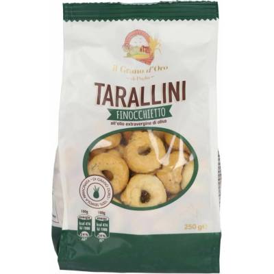 il Grano D'oro tarallini s feniklom 250 g