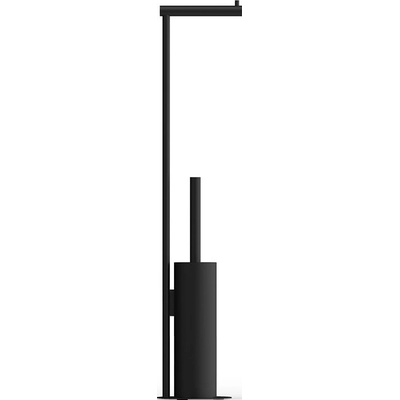 DECOR WALTHER Поставка за тоалетна хартия и четка за тоалетна Bar черен мат (0861560)