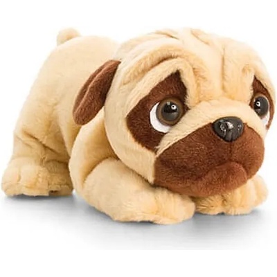 Keel Toys - Плюшено куче - Мопс легнал - 18 см