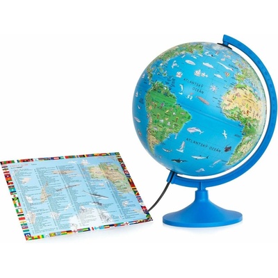 Tecnodidattica Dětský globus Family Solid v českém jazyce 30 cm