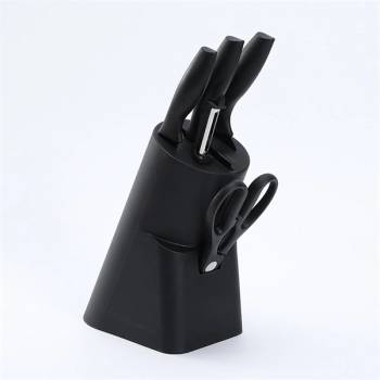 IRIS KT-018-BK черен комплект кухненски ножове 6бр (KT-018-BK)
