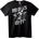 NOONEBRAND Тениска Без Почивни Дни - Фитнес - L, Black
